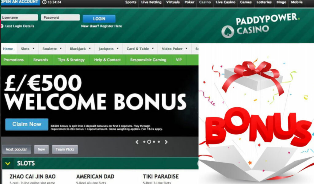 Paddy power casino bonus